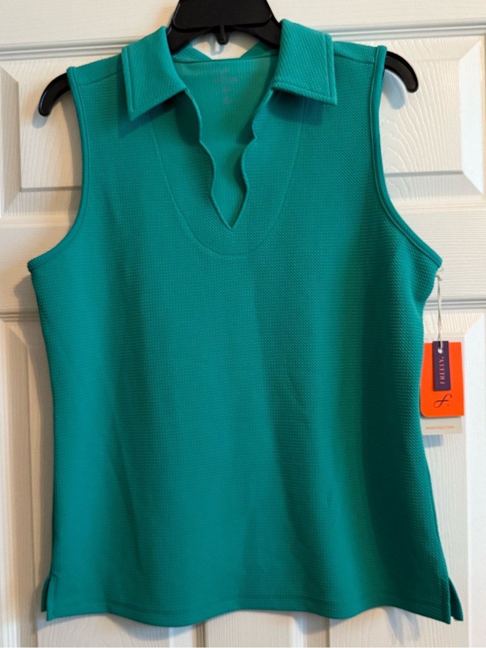 NWT Freely Nadia Polo Tank Top ~ Size Medium